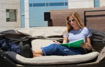 reading sun rooftop