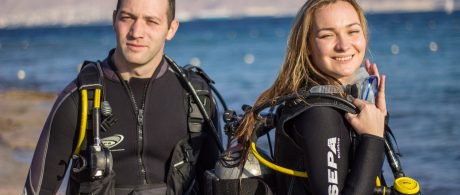 Tlalim Red Sea divers
