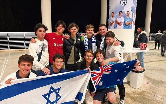 Aardvark participants in Israel. Photo: Supplied