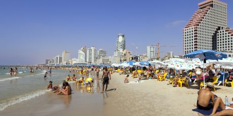 beaches in israel