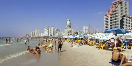beaches in israel