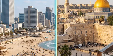 tel aviv vs jerusalem